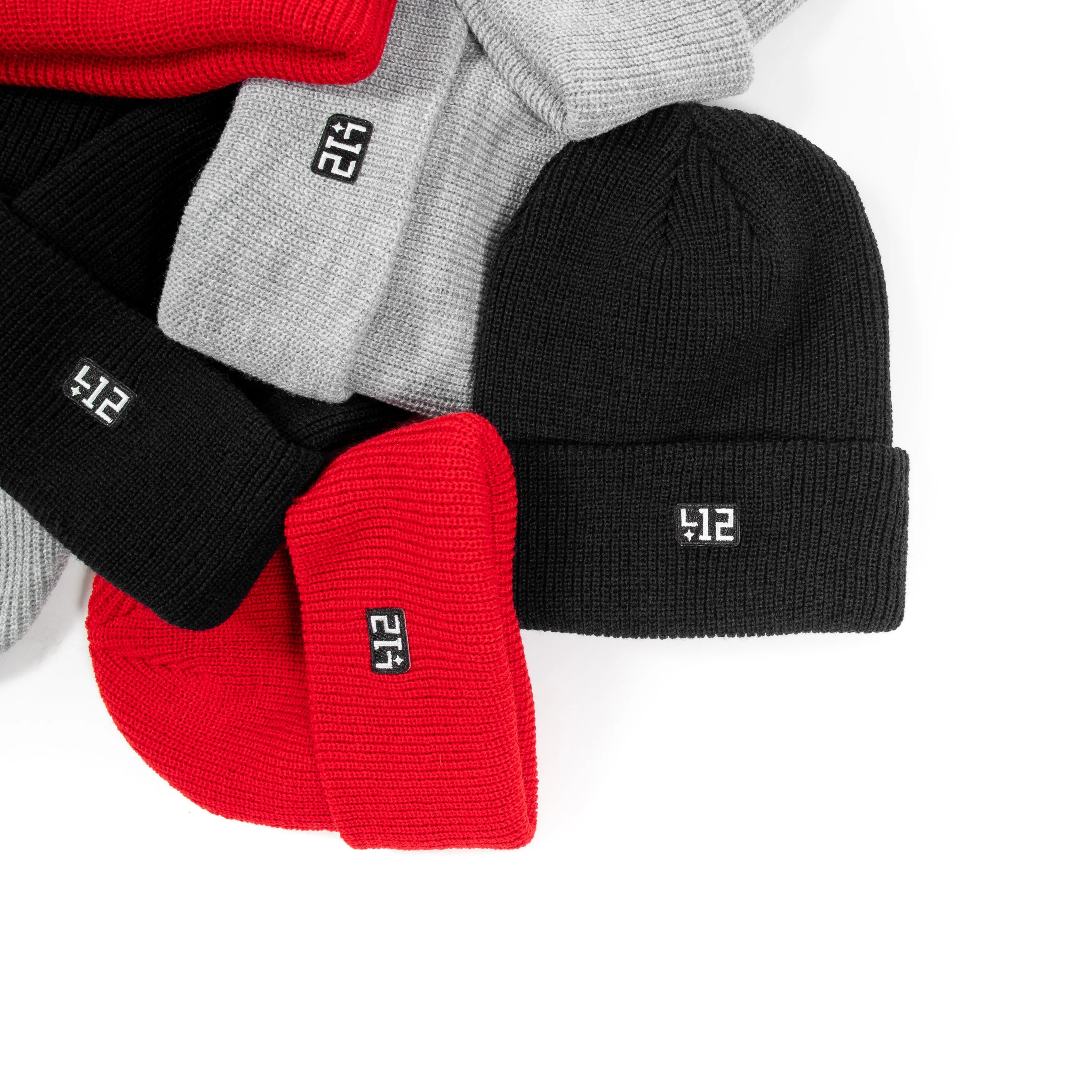 412® Ribbed Knit Beanies