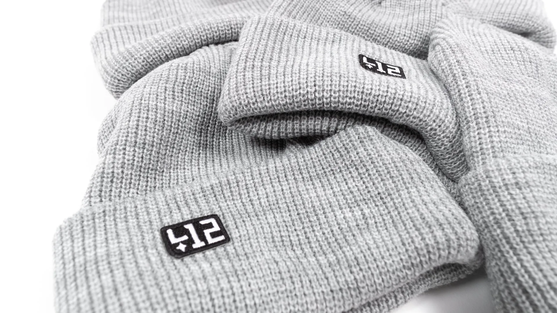 412® Ribbed Knit Beanies