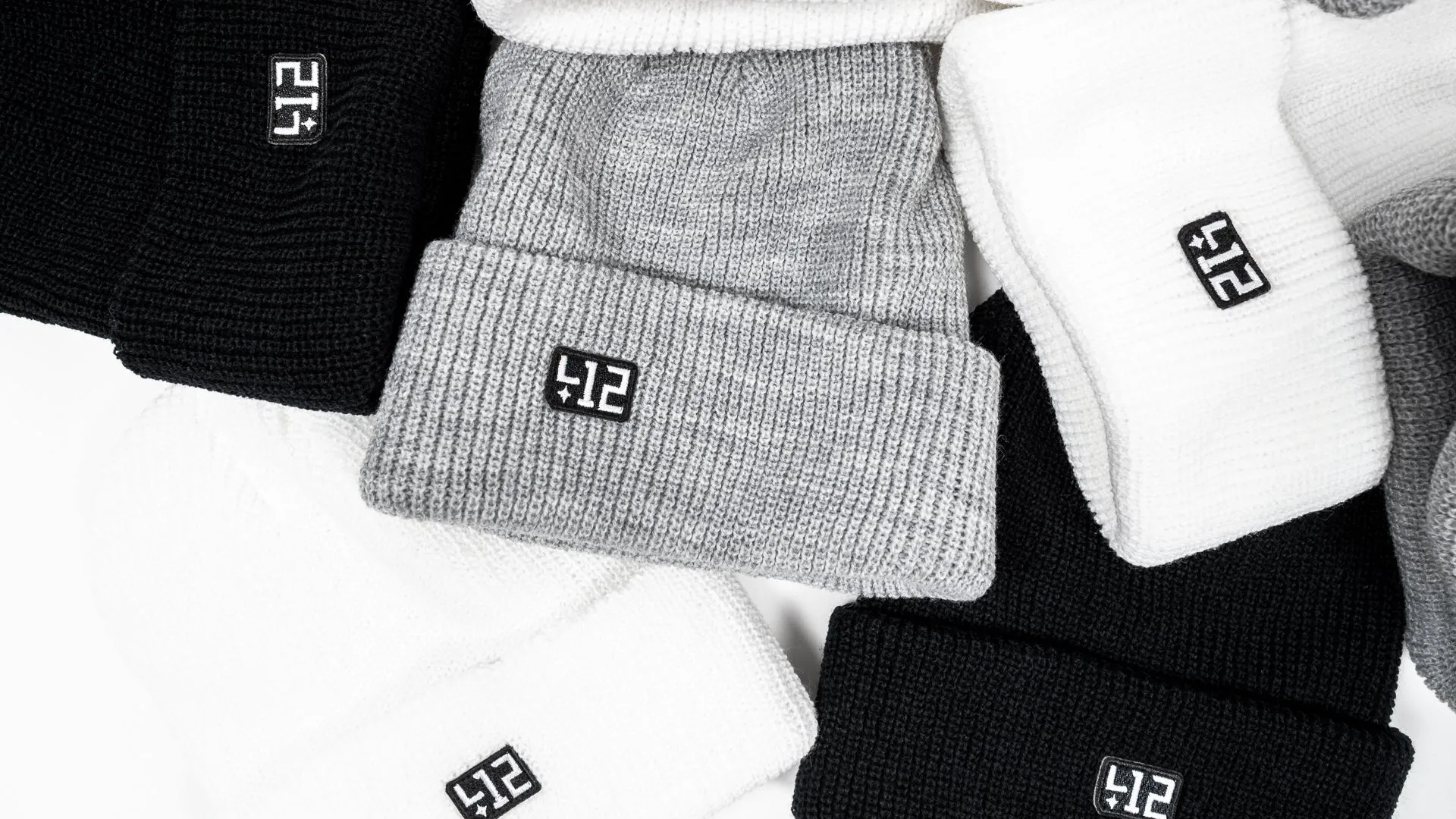 412® Ribbed Knit Beanies