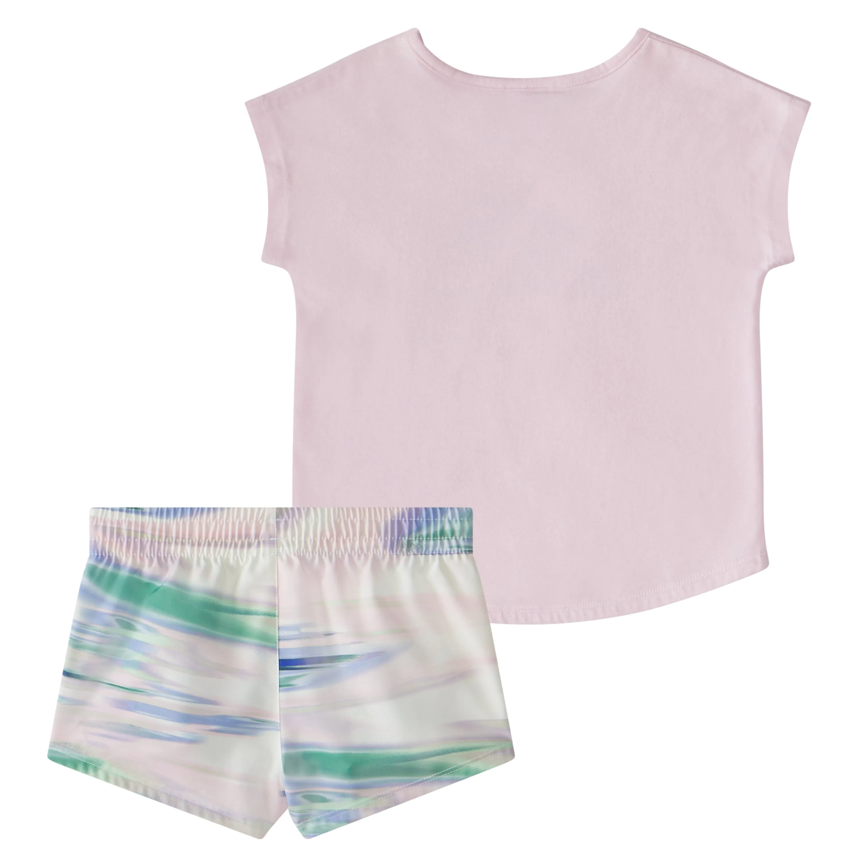 Adidas 2Piece Ss Tee & All Over Print Woven Short Set