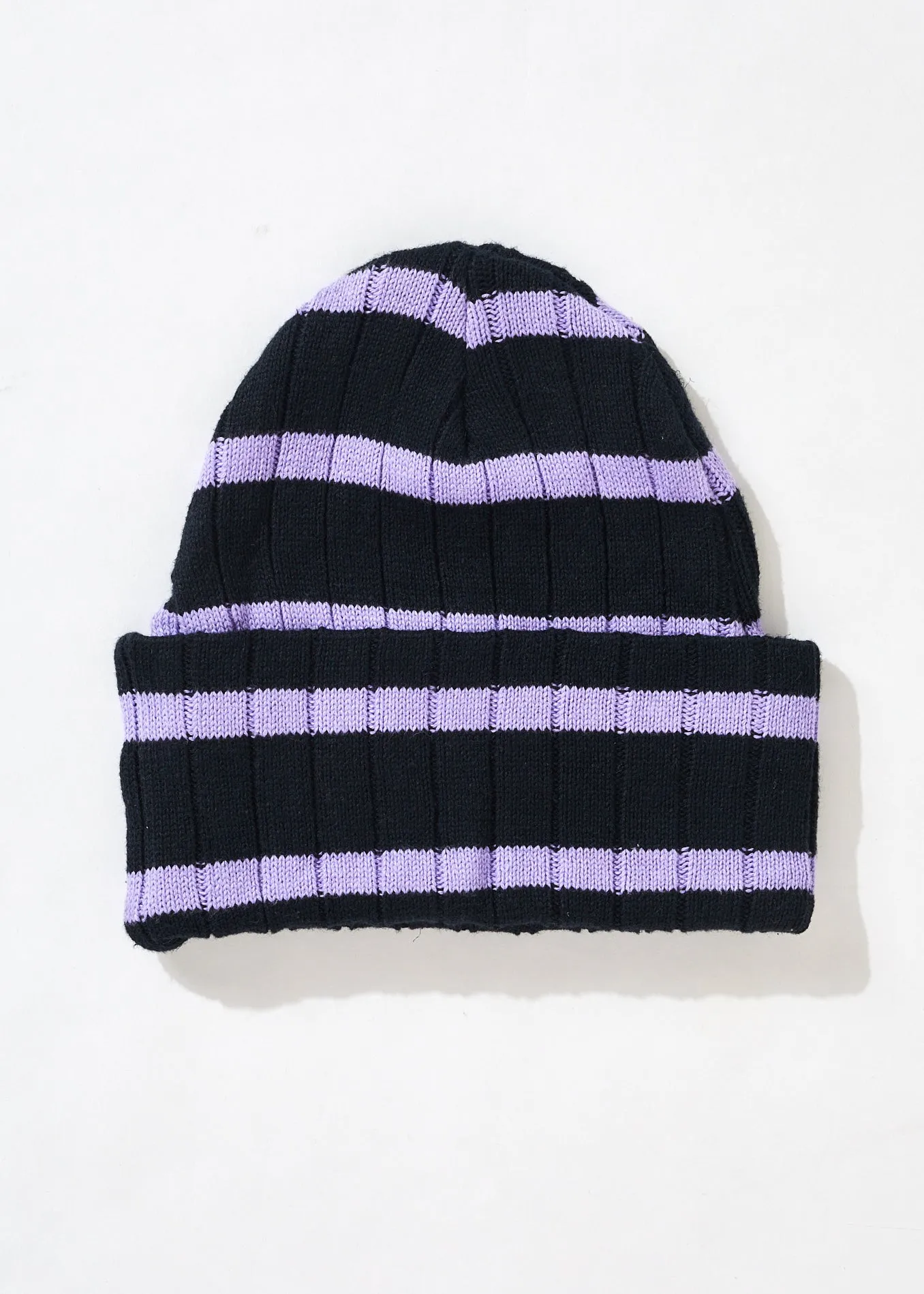 AFENDS Unisex Donnie - Knit Striped Beanie - Black