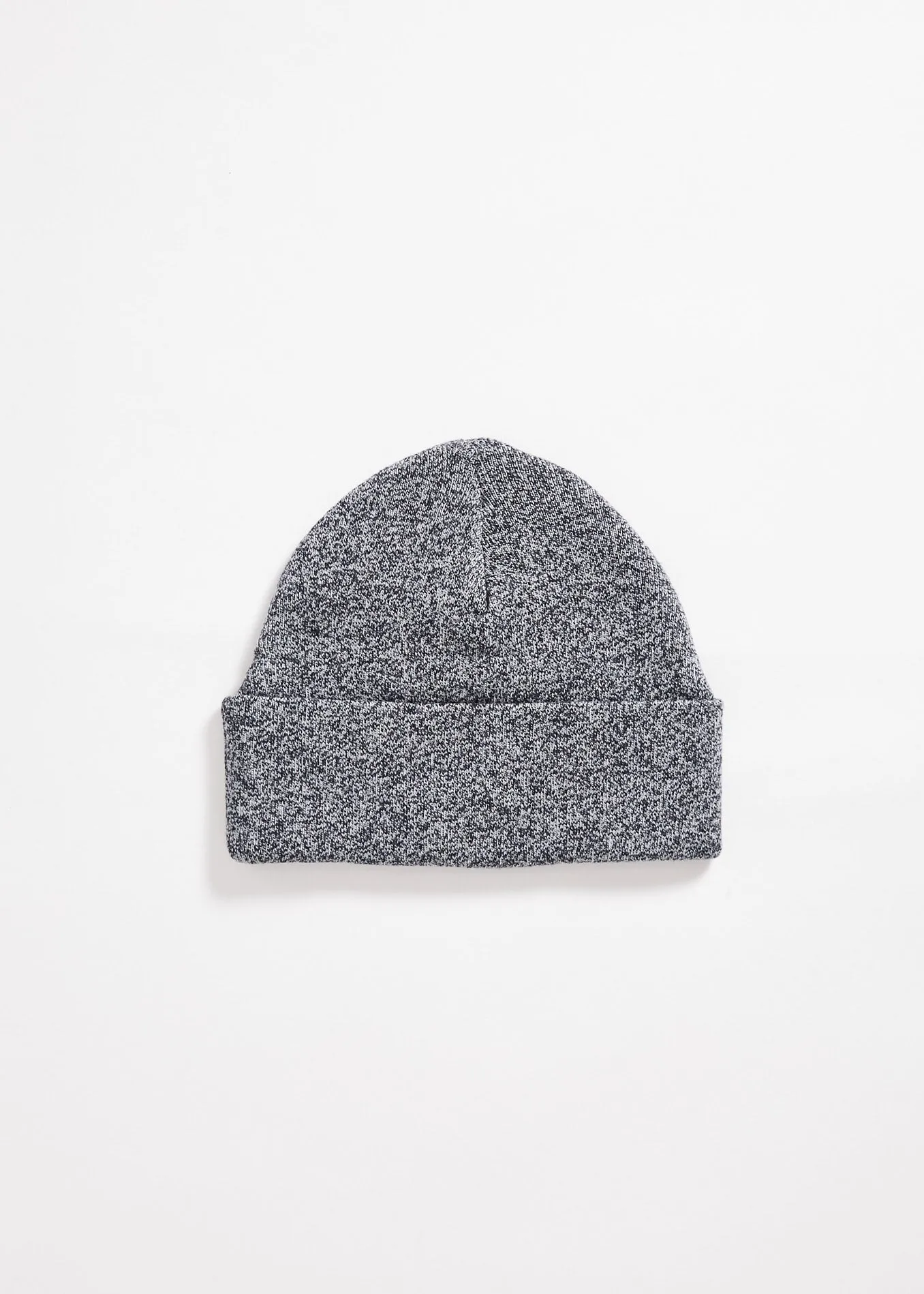 AFENDS Unisex White Noise - Hemp Knitted Beanie - Black Speckle