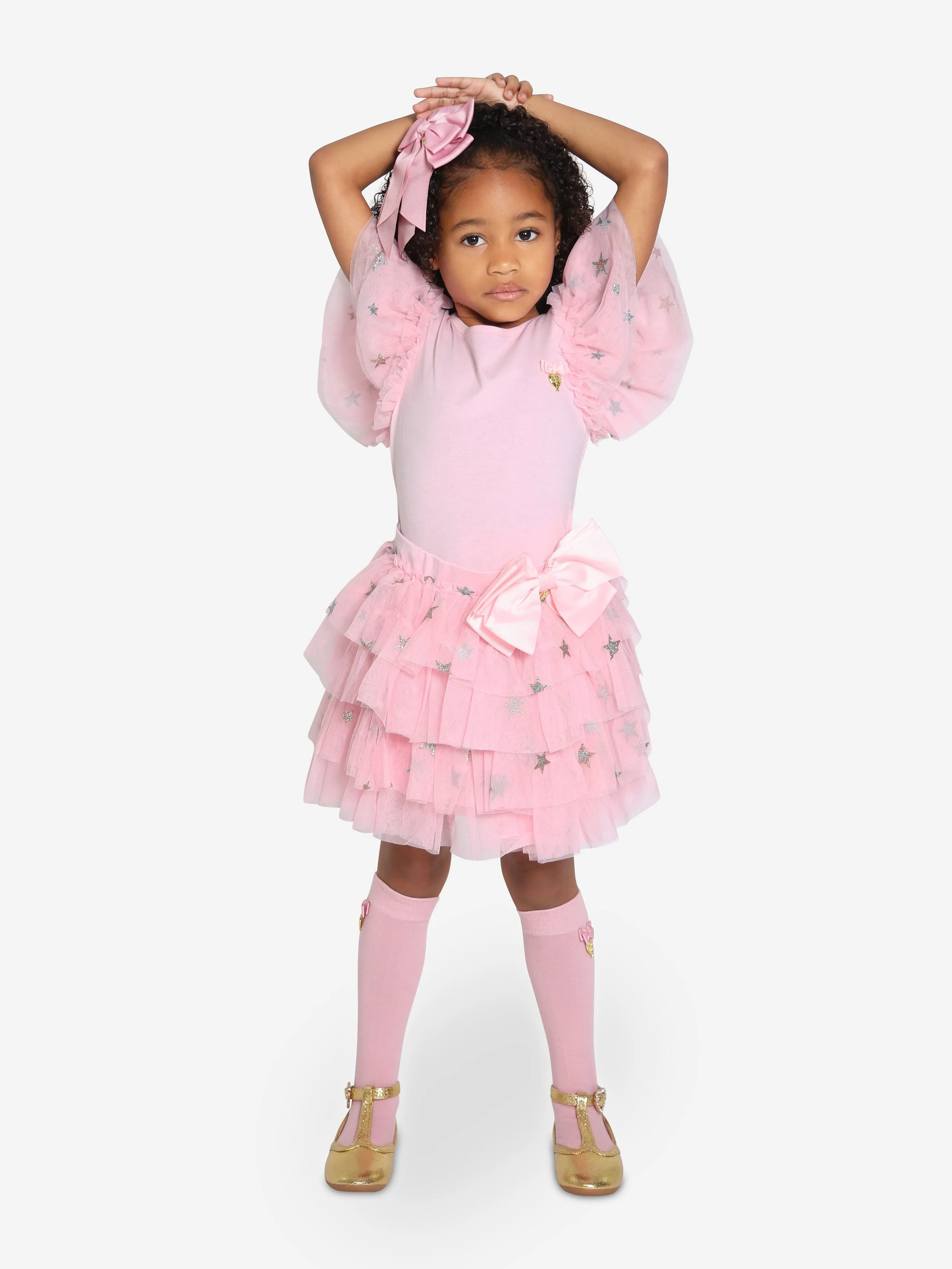 Angels Face Girls Abbie Star Skirt in Pink