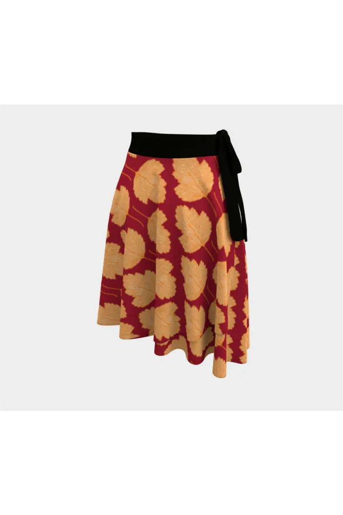 Autumn Leaves Wrap Skirt