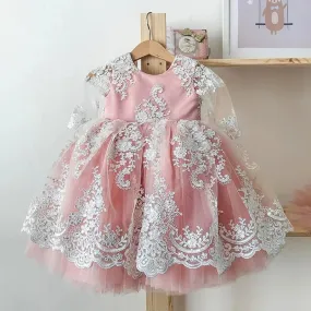 Baby Girl 1 Year Christening Birthday Dress