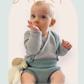 Baby Jacket & Romper Knitting Pattern (2319)