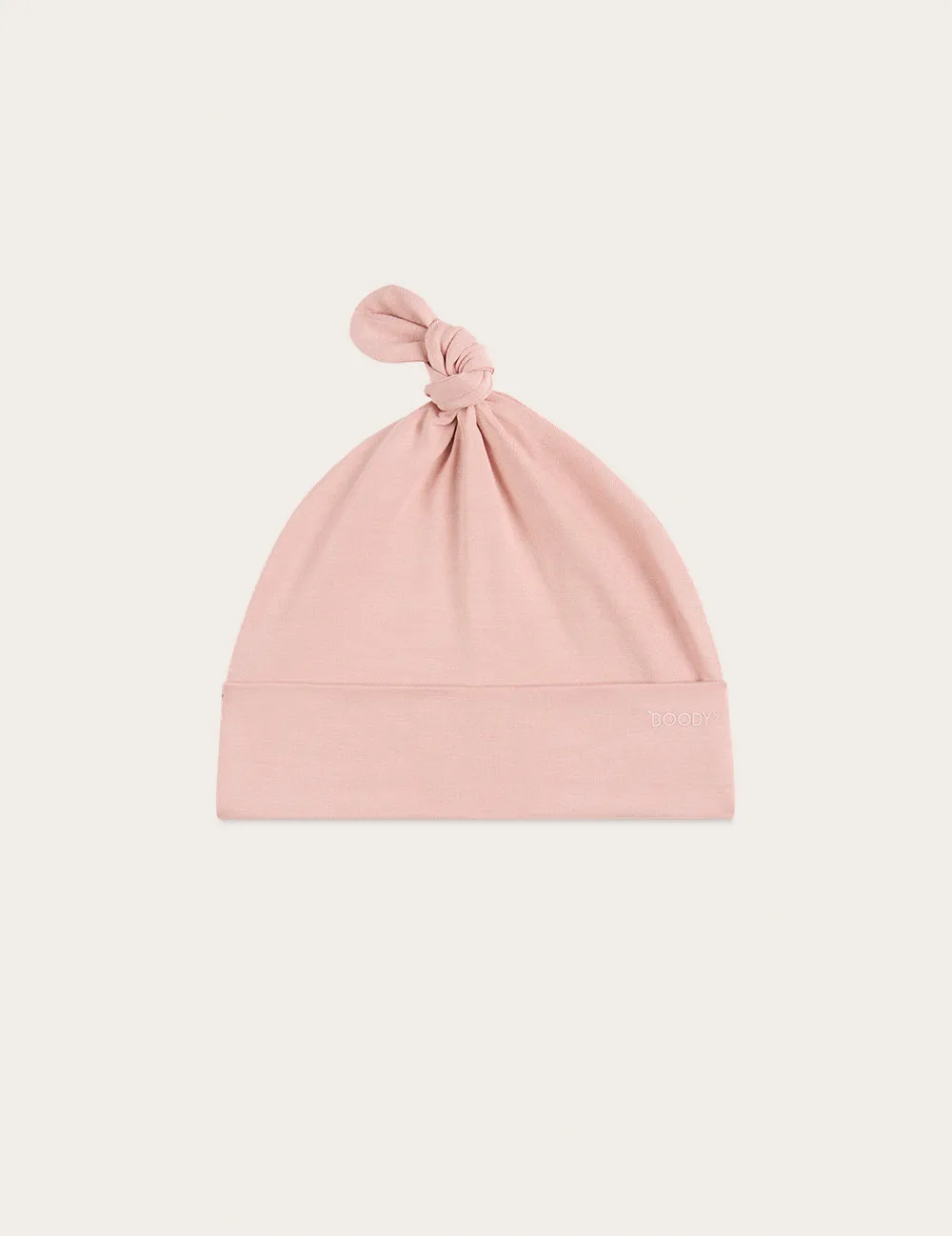 Baby Knotted Beanie - Dusty Pink