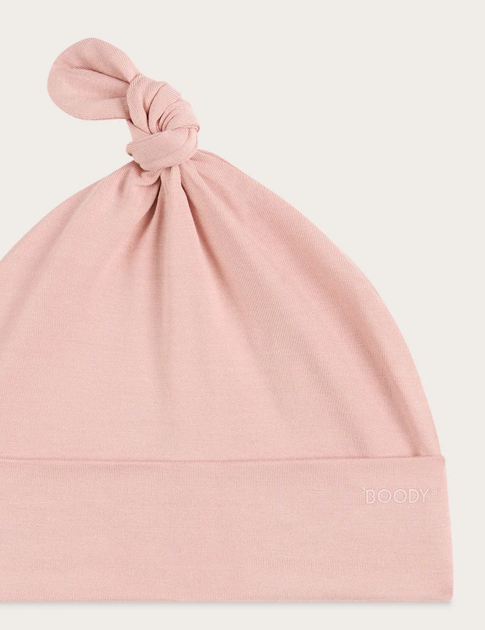 Baby Knotted Beanie - Dusty Pink