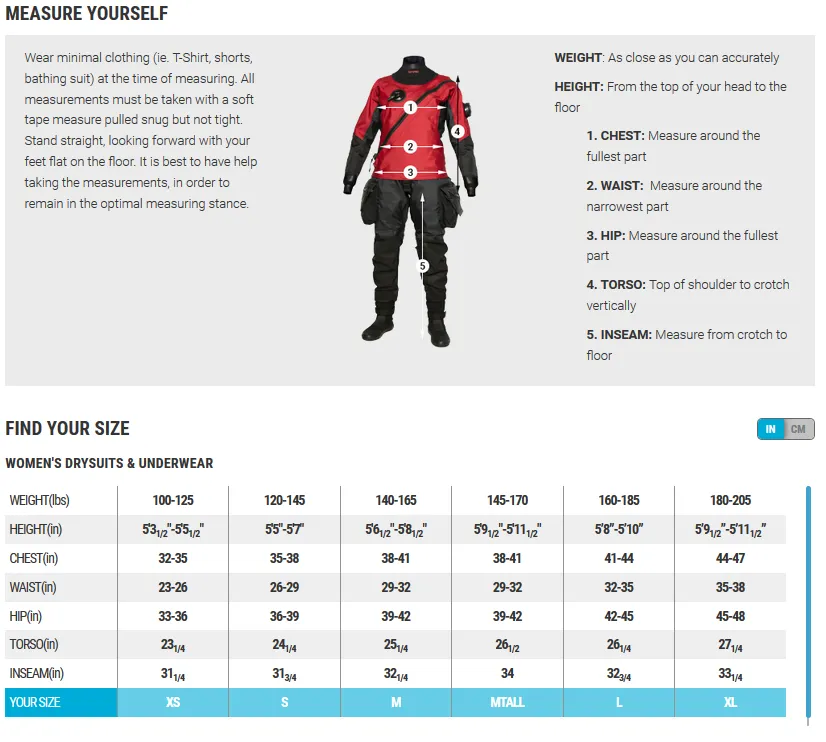 Bare 50th Anniversary X-Mission Evolution Drysuit (Women's)