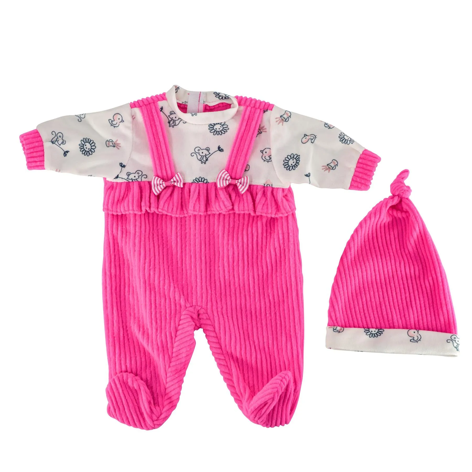 BiBi Outfits - Set of Two Doll Clothes (Hot Pink & Purple Coat) (45 cm / 18")