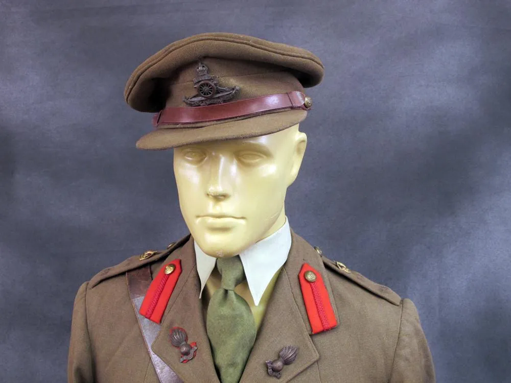 British WWII Royal Artillery Named Officer Uniform and Personal Possessions Set