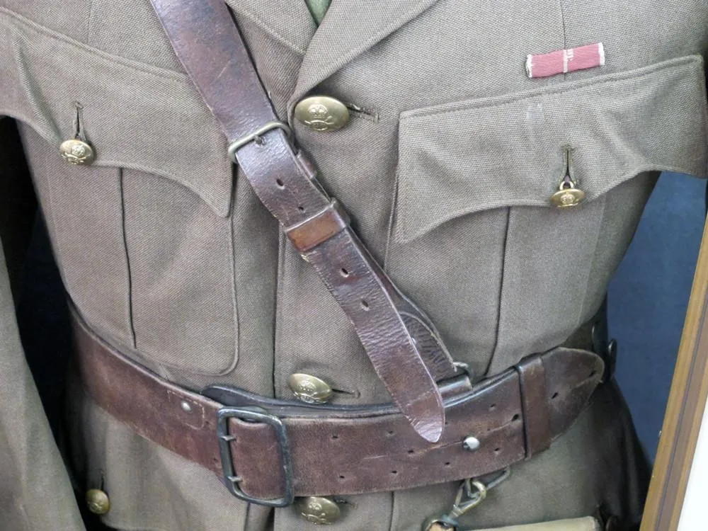 British WWII Royal Artillery Named Officer Uniform and Personal Possessions Set