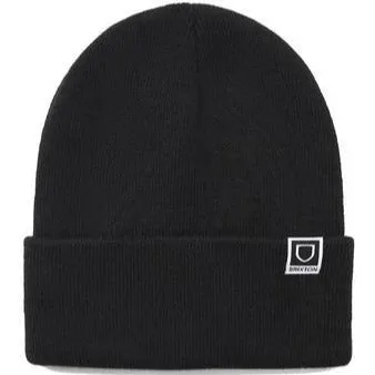 BRIXTON BEANIE - HARBOR BETA WATCH BLACK