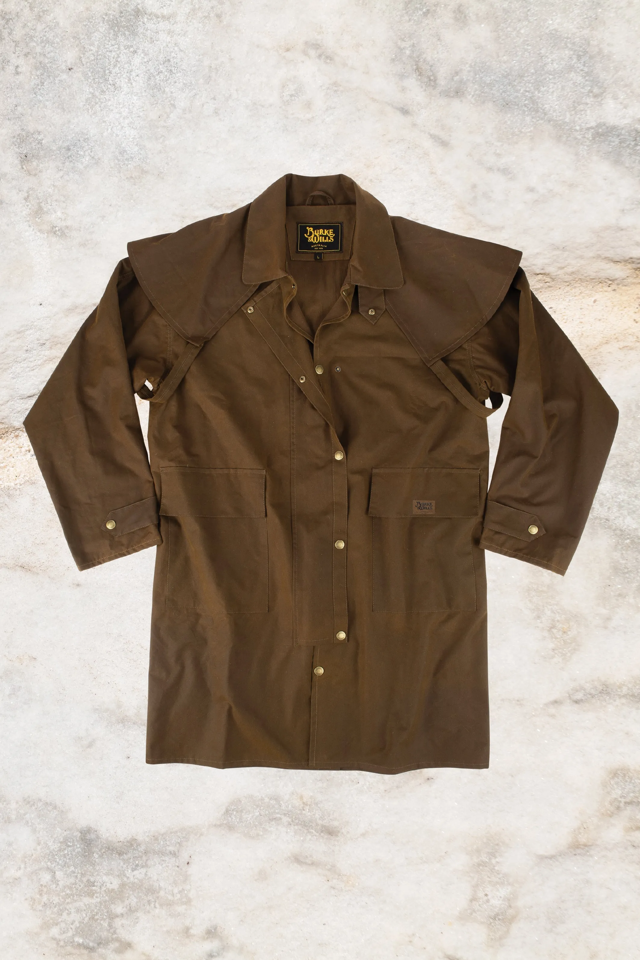 Burke & Wills Stockman Short Coat I Bronze