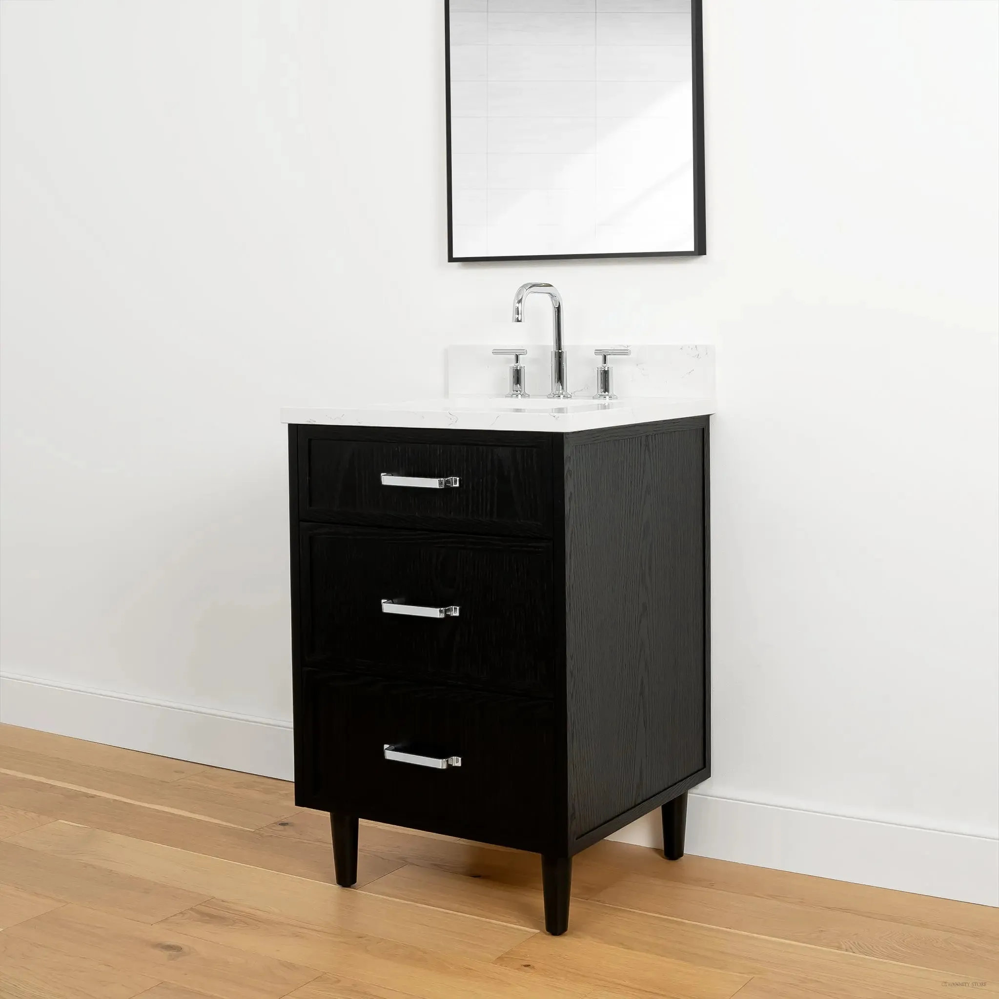 Cape Breton 24" Blackened Oak Bathroom Vanity