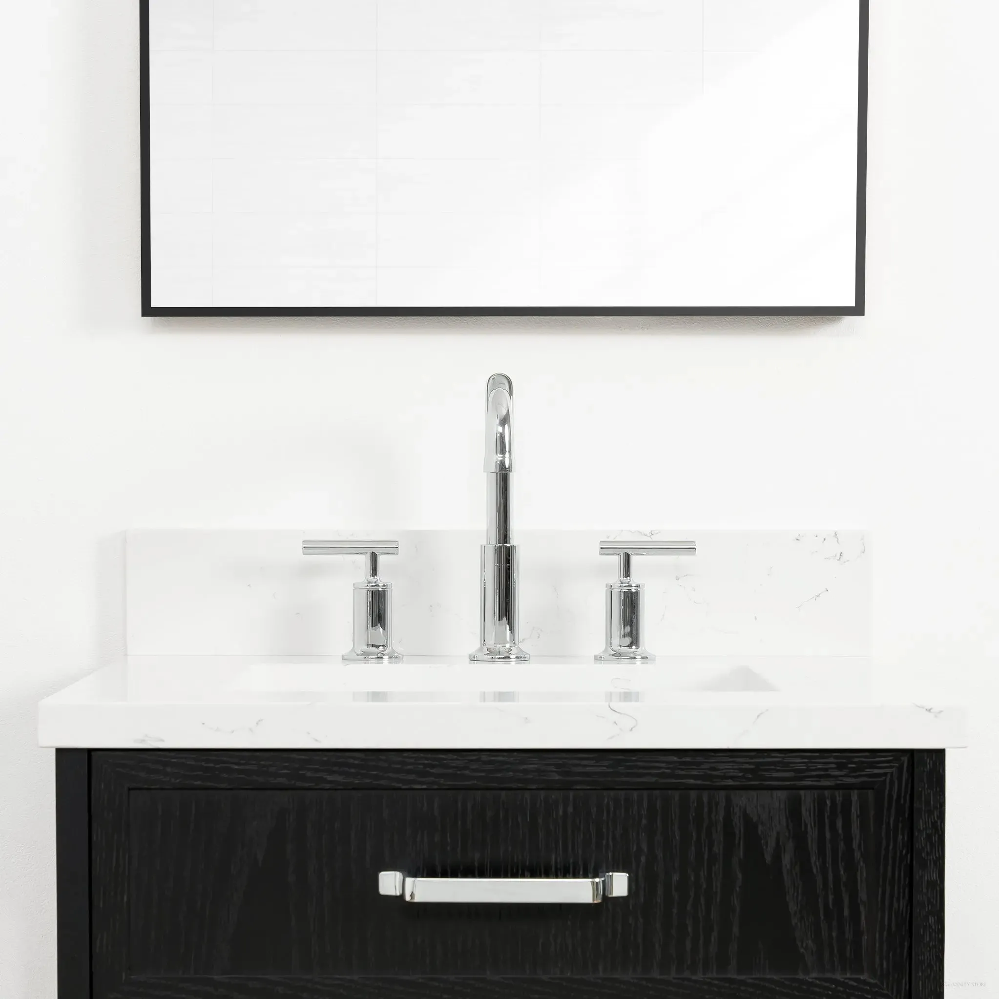 Cape Breton 24" Blackened Oak Bathroom Vanity