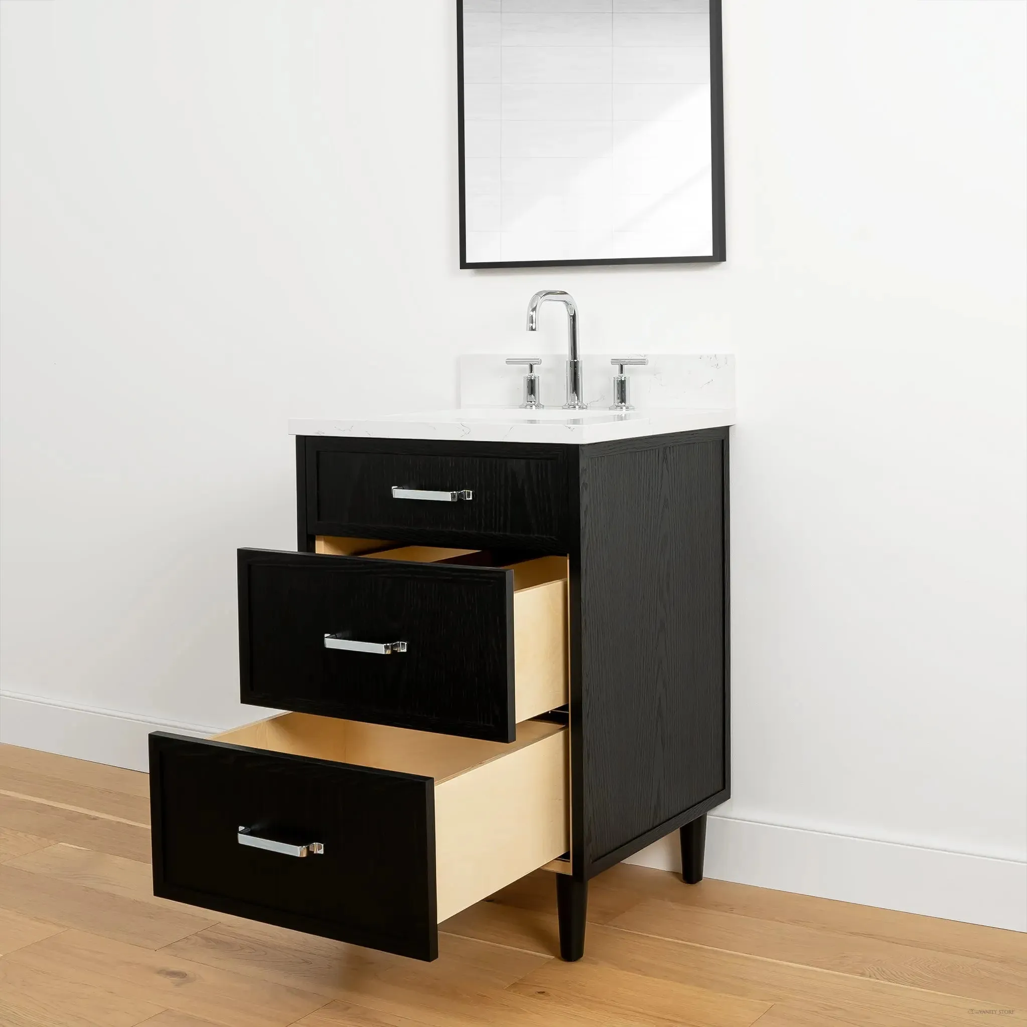 Cape Breton 24" Blackened Oak Bathroom Vanity