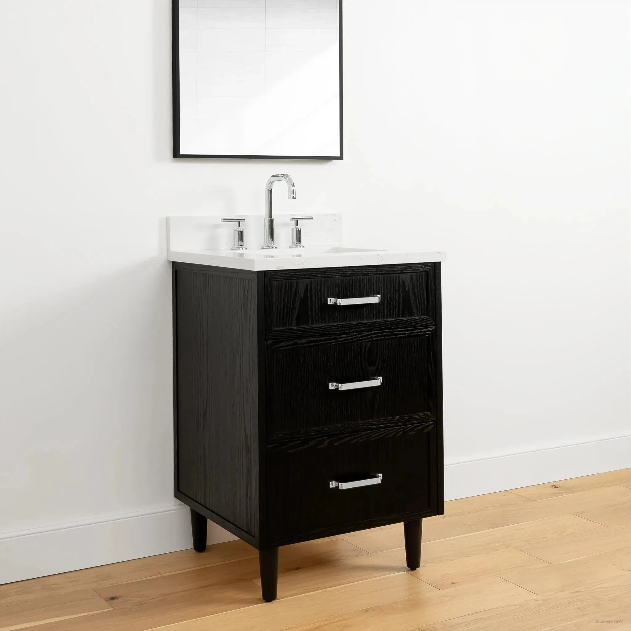 Cape Breton 24" Blackened Oak Bathroom Vanity