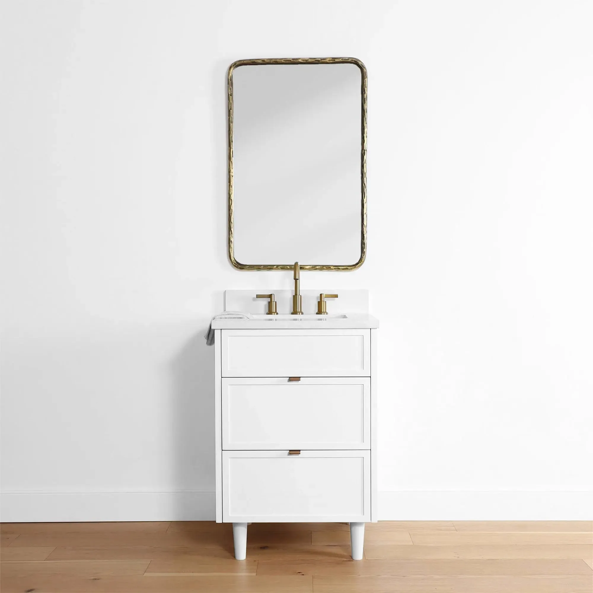 Cape Breton 24" Satin White Bathroom Vanity