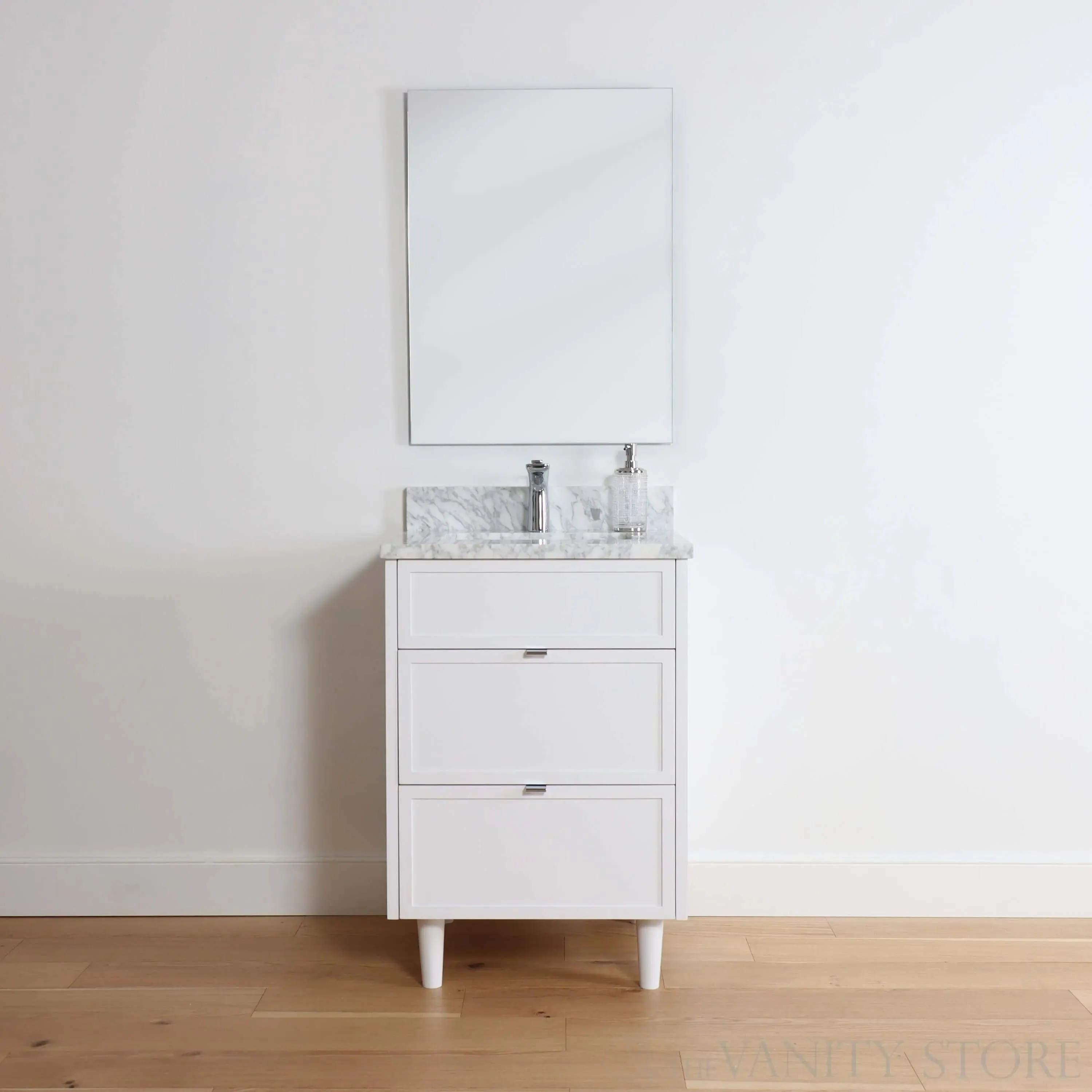 Cape Breton 24" Satin White Bathroom Vanity