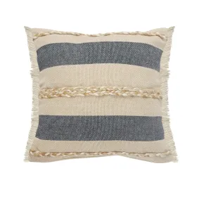 Cape Cod Lr07639 Denim/Taupe Pillow