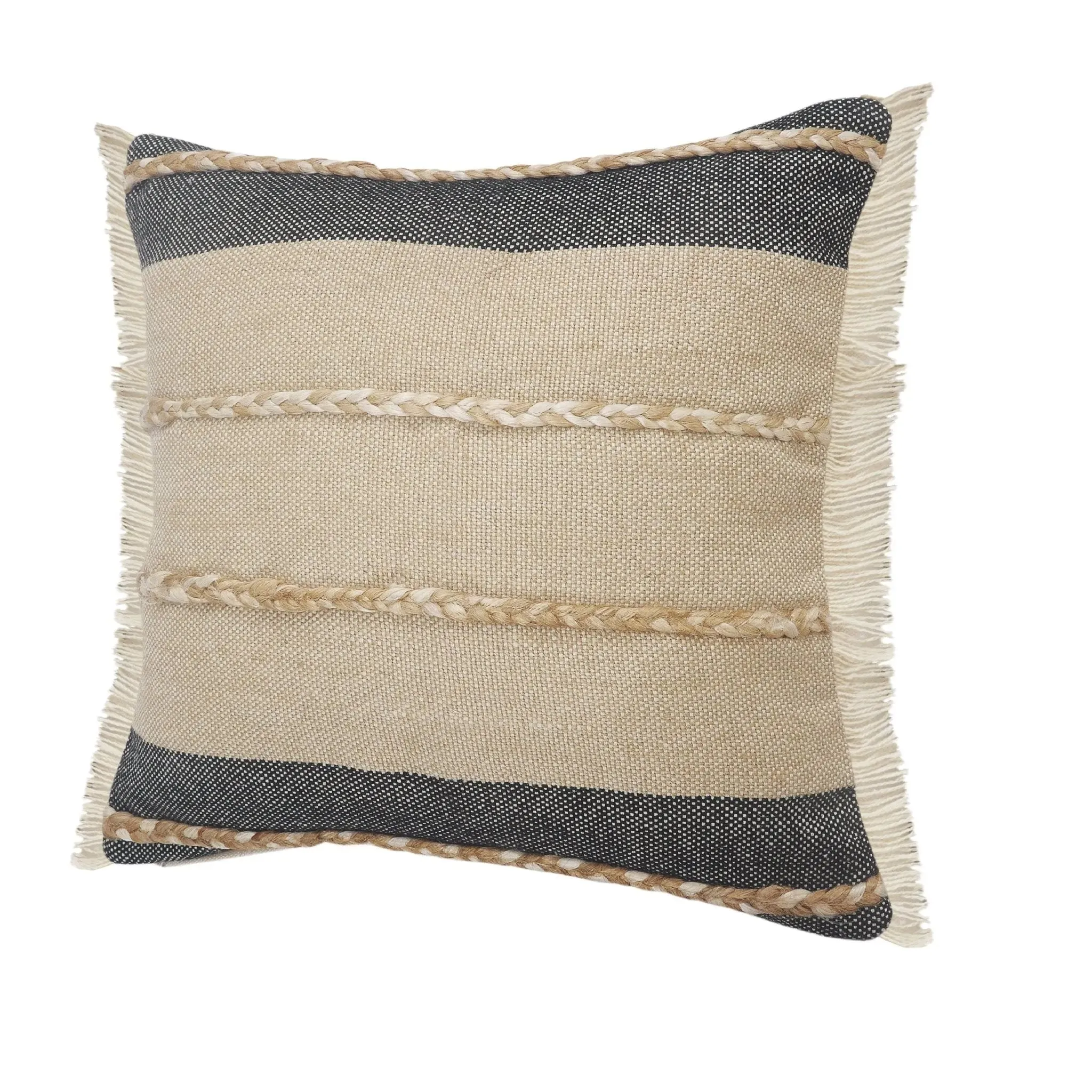 Cape Cod Lr07640 Black/Taupe Pillow