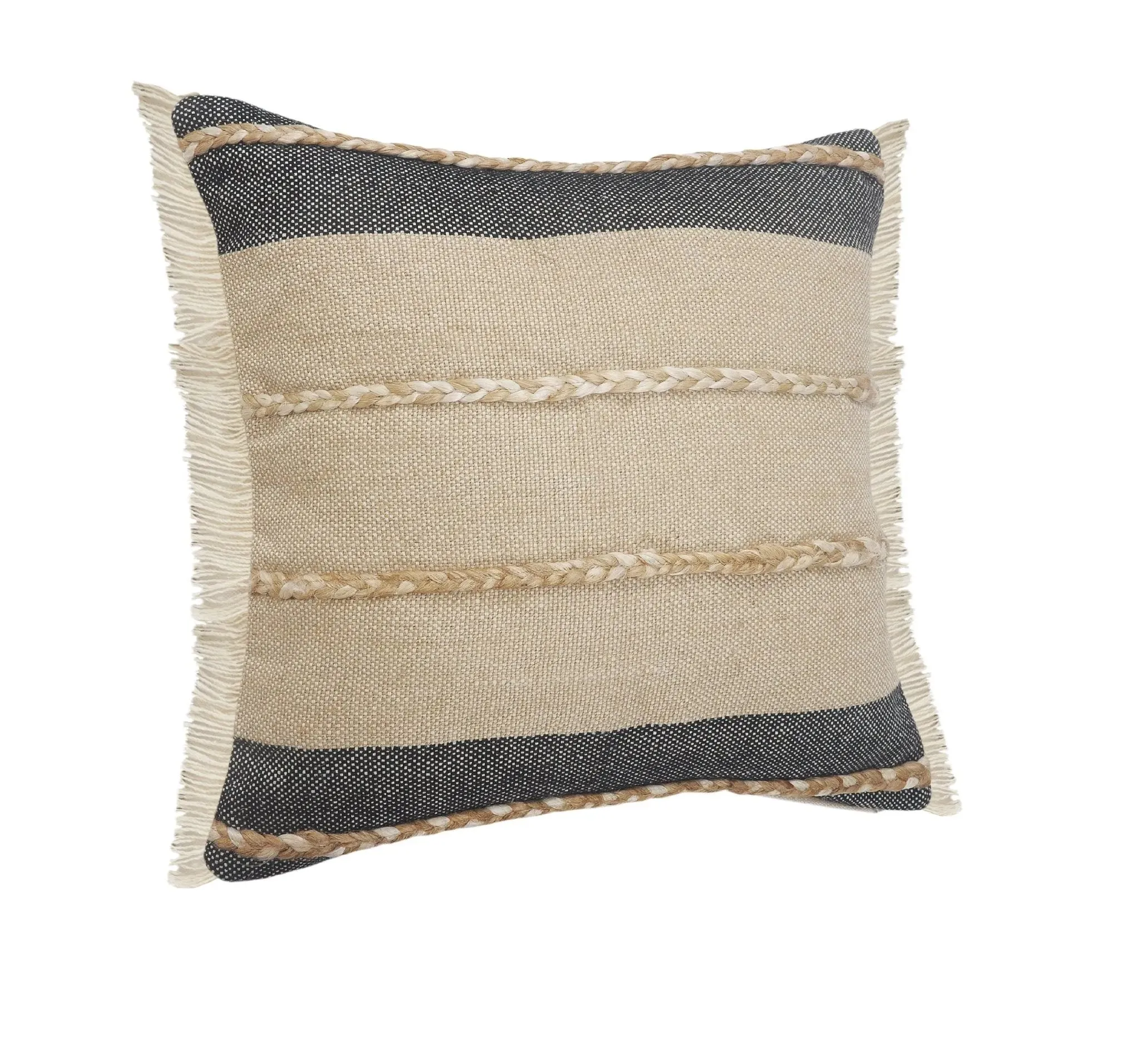 Cape Cod Lr07640 Black/Taupe Pillow