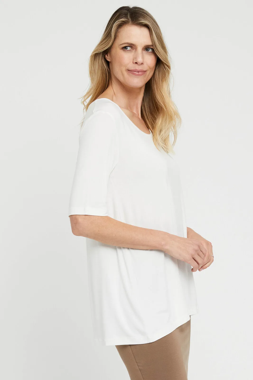 Carter Tunic Top - Ivory