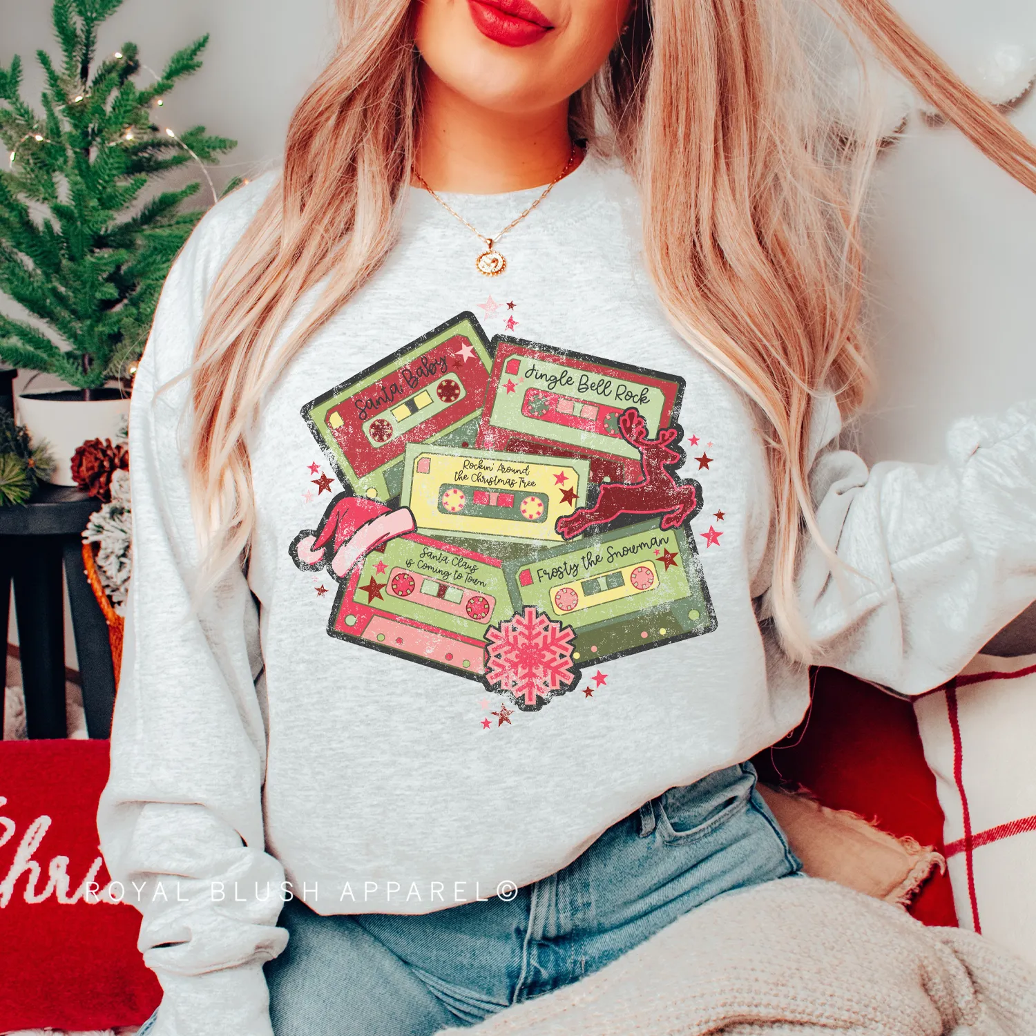 Christmas Cassettes Sweatshirt