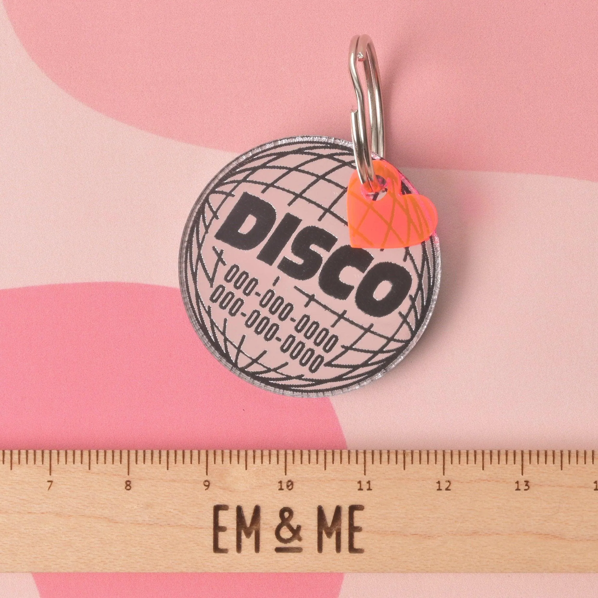 Disco Ball Personalized Pet Tag