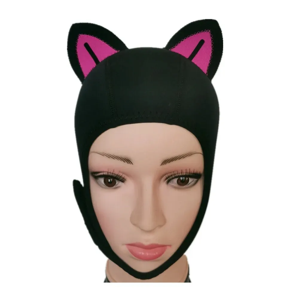 Diving hood Women: Cat