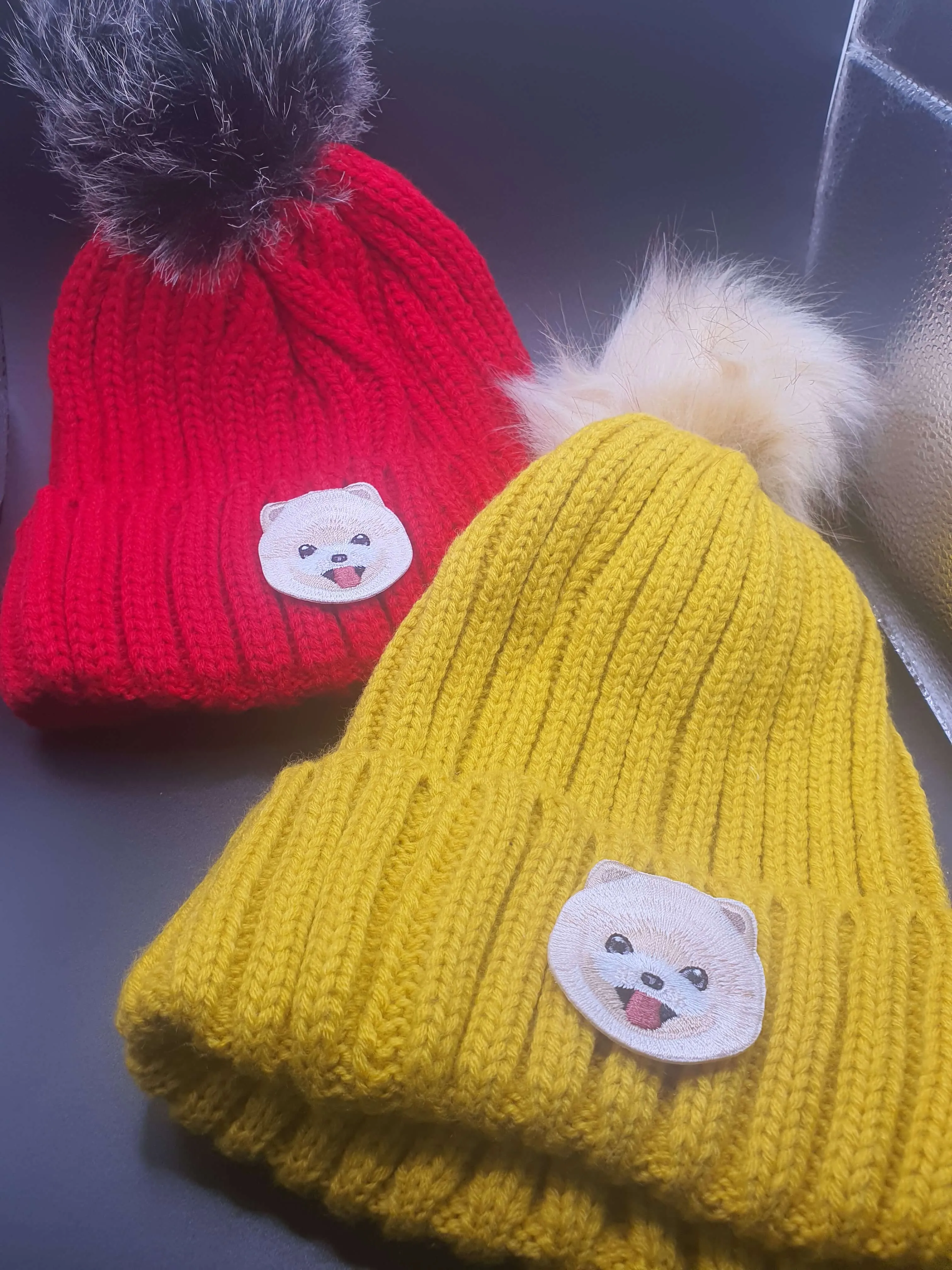 Dog Themed Knitted Beanies