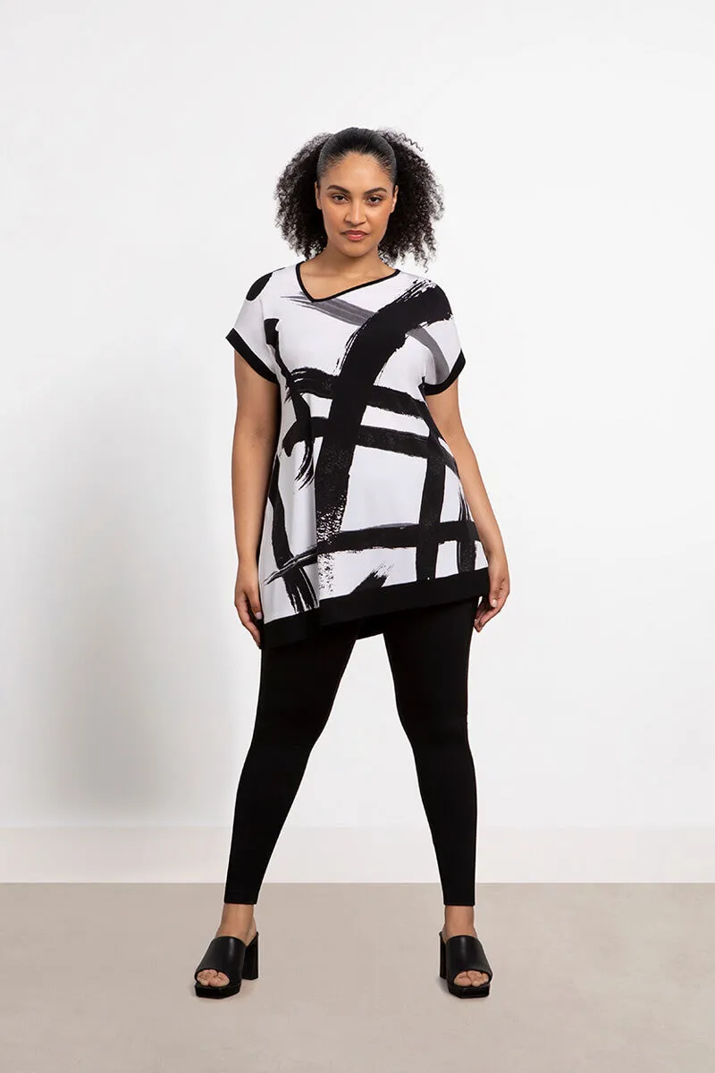 Dolman Angle Tunic | Abstract