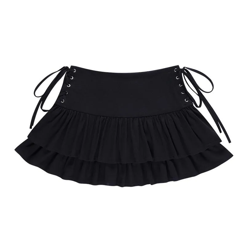 Double Ruffle Corset Skirt SD02337