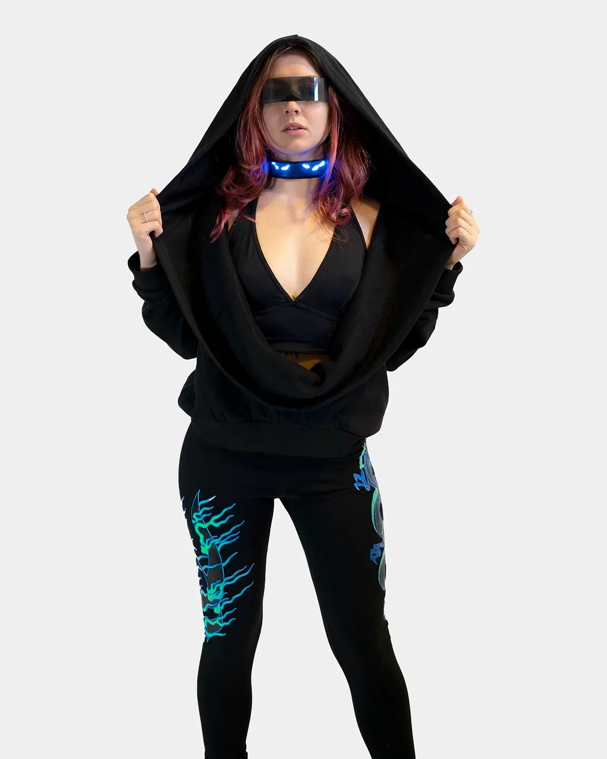 DRAGONITE DRAPE TUNIC HOODIE