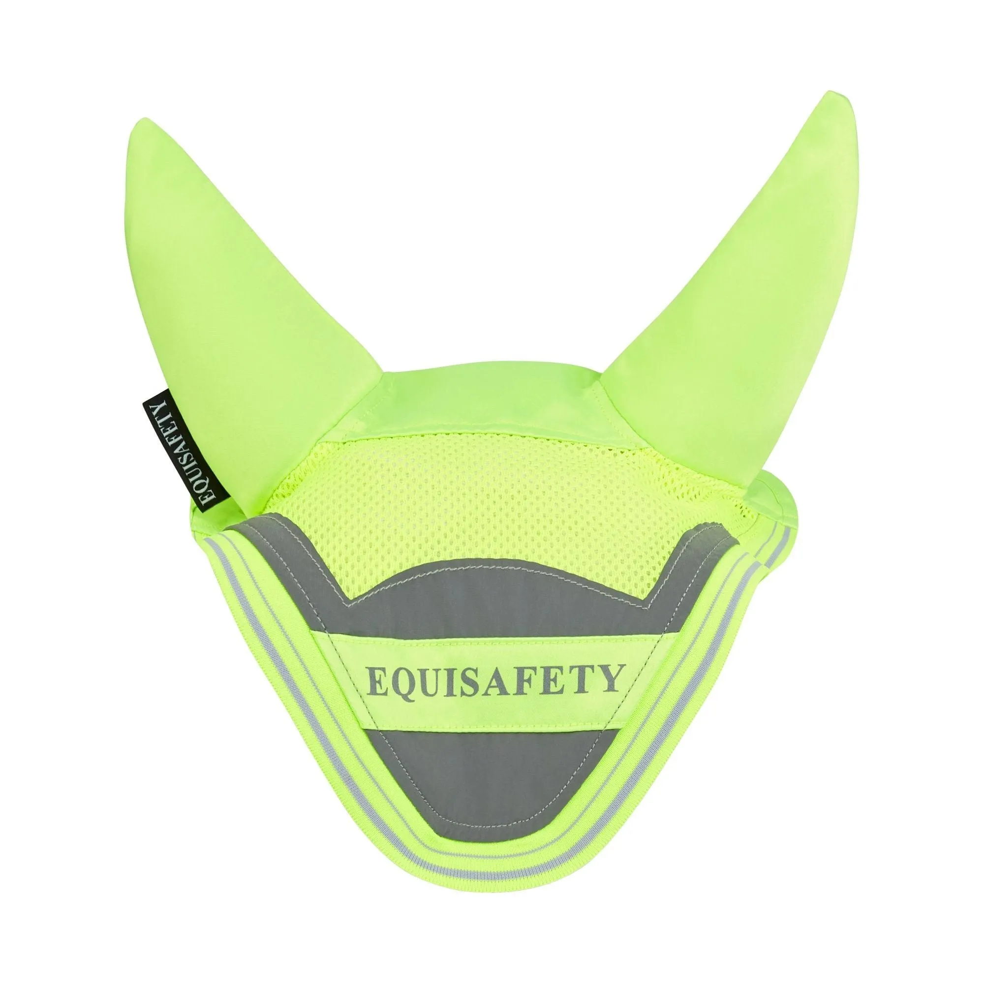 Equisafety Hi Vis Ear Bonnet -Yellow