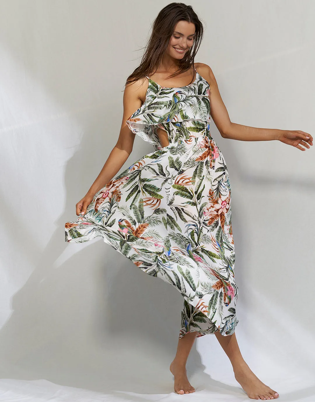 Exotic Dive Maxi Dress - Retro Tropics