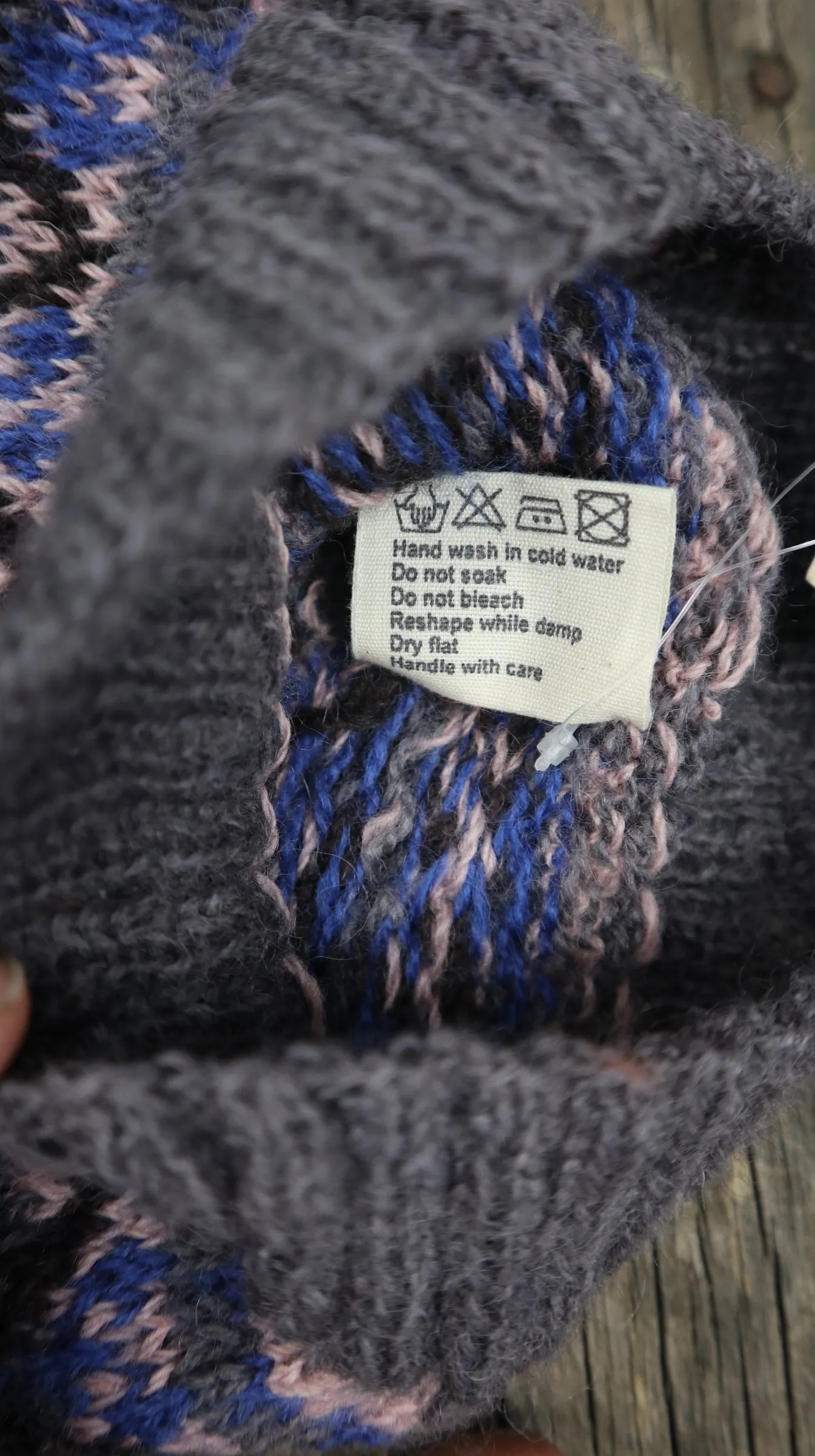 Fair Trade Ethical Woollen Beanie in Patterned Design