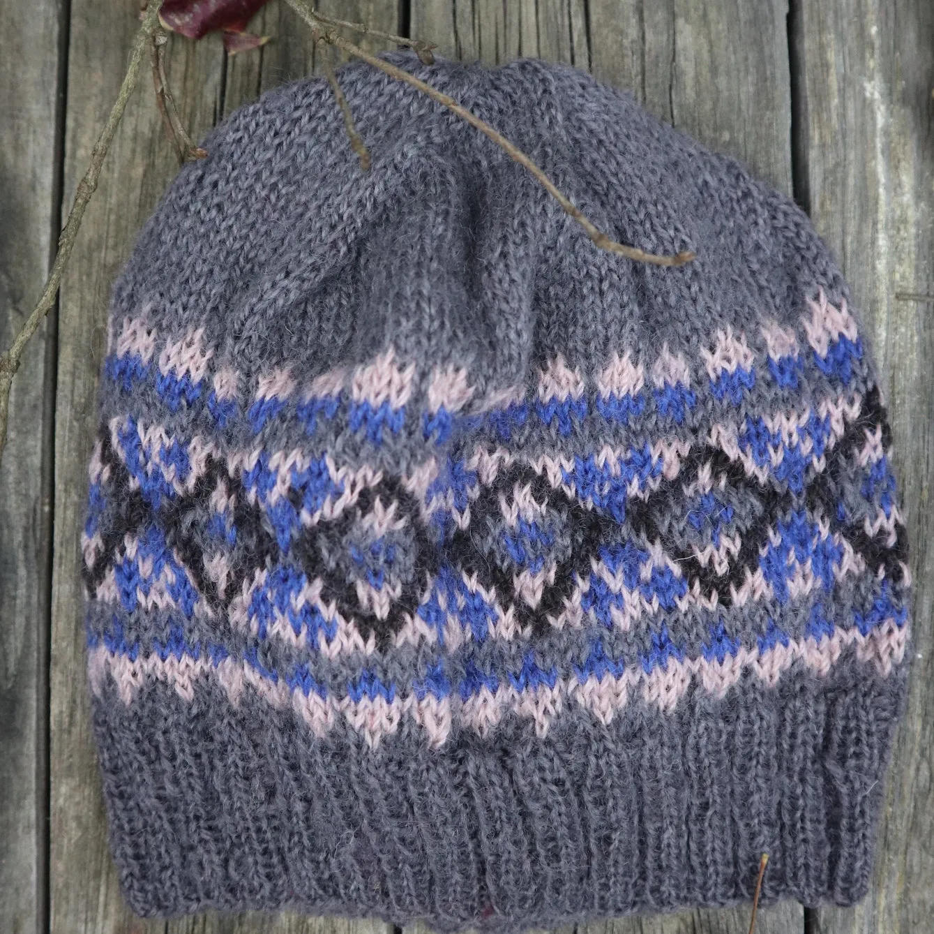 Fair Trade Ethical Woollen Beanie in Patterned Design