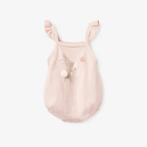 Flutter Sleeve Bunny Baby Bubble Romper