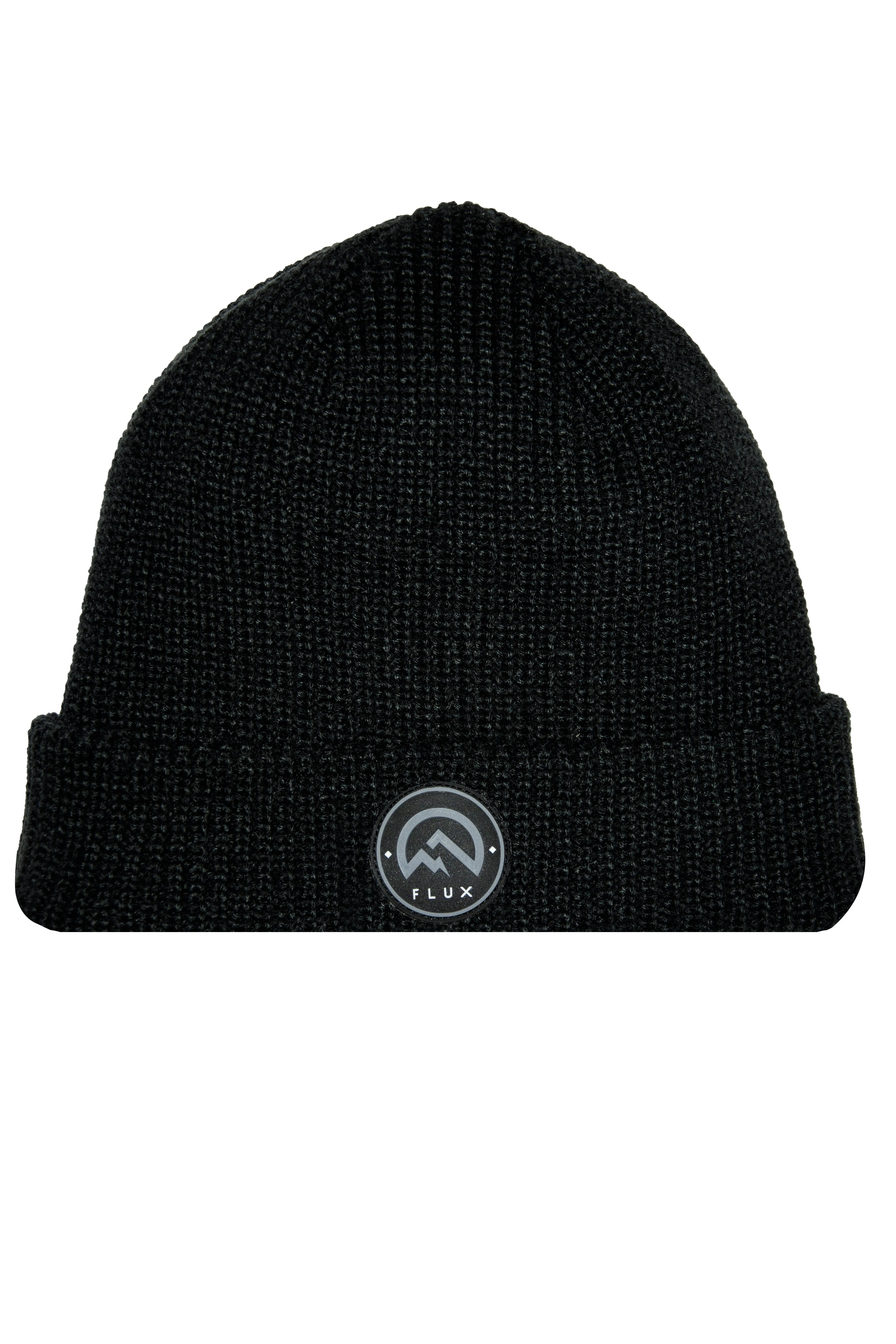 Flux Applique Logo Beanie -  Black