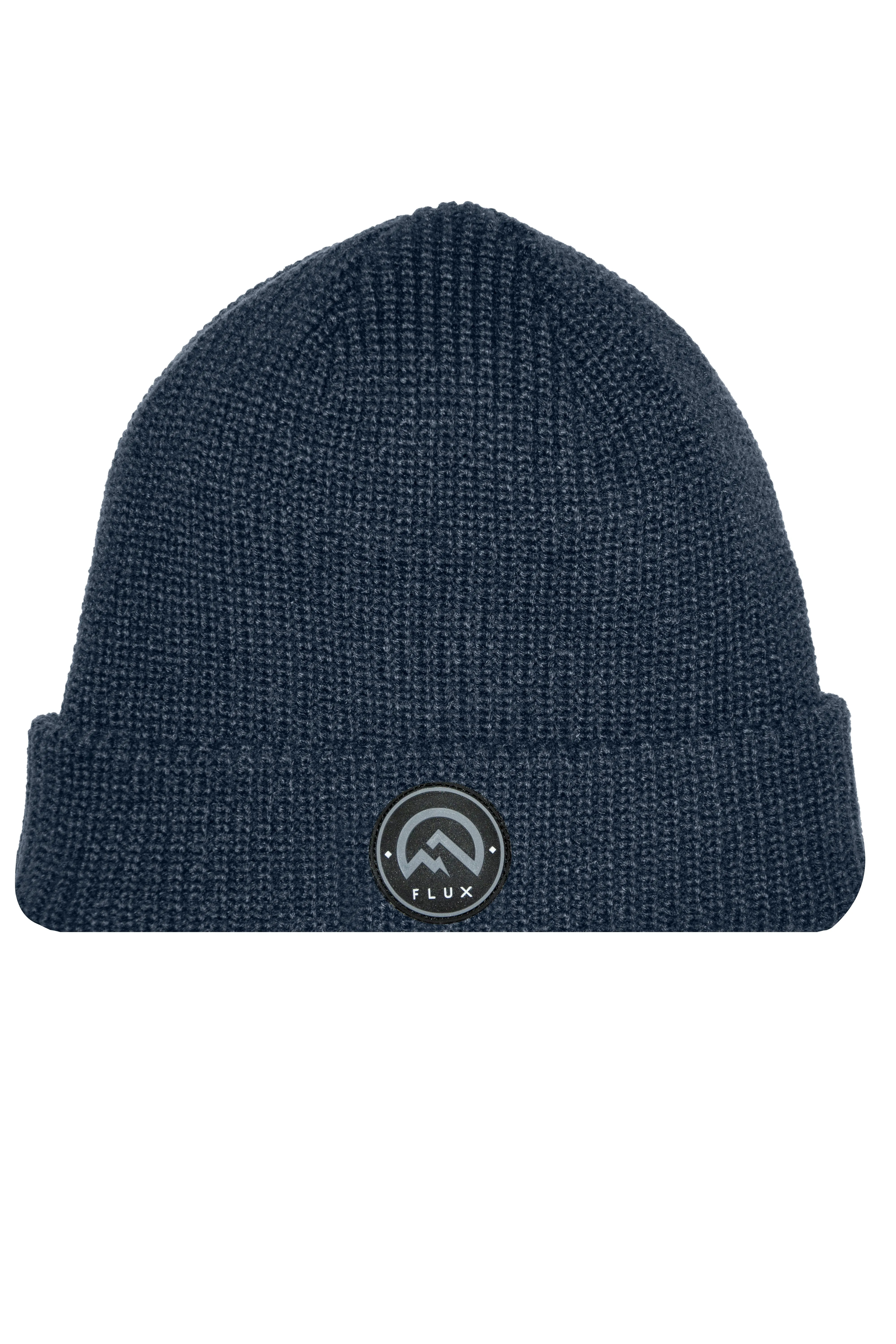 Flux Applique Logo Beanie -  Grey