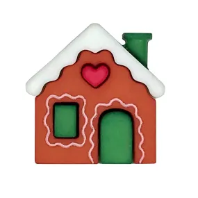 Gingerbread Cottage Bulk Buttons