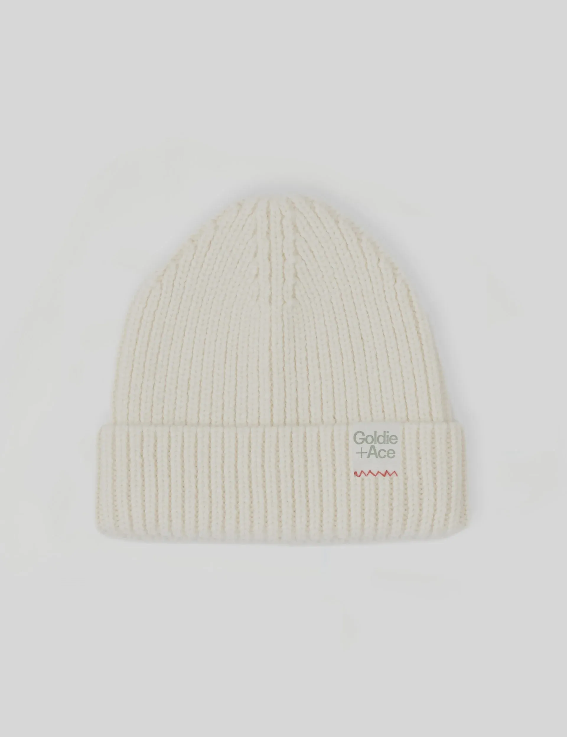 Goldie   Ace Wool Beanie - Marshmallow