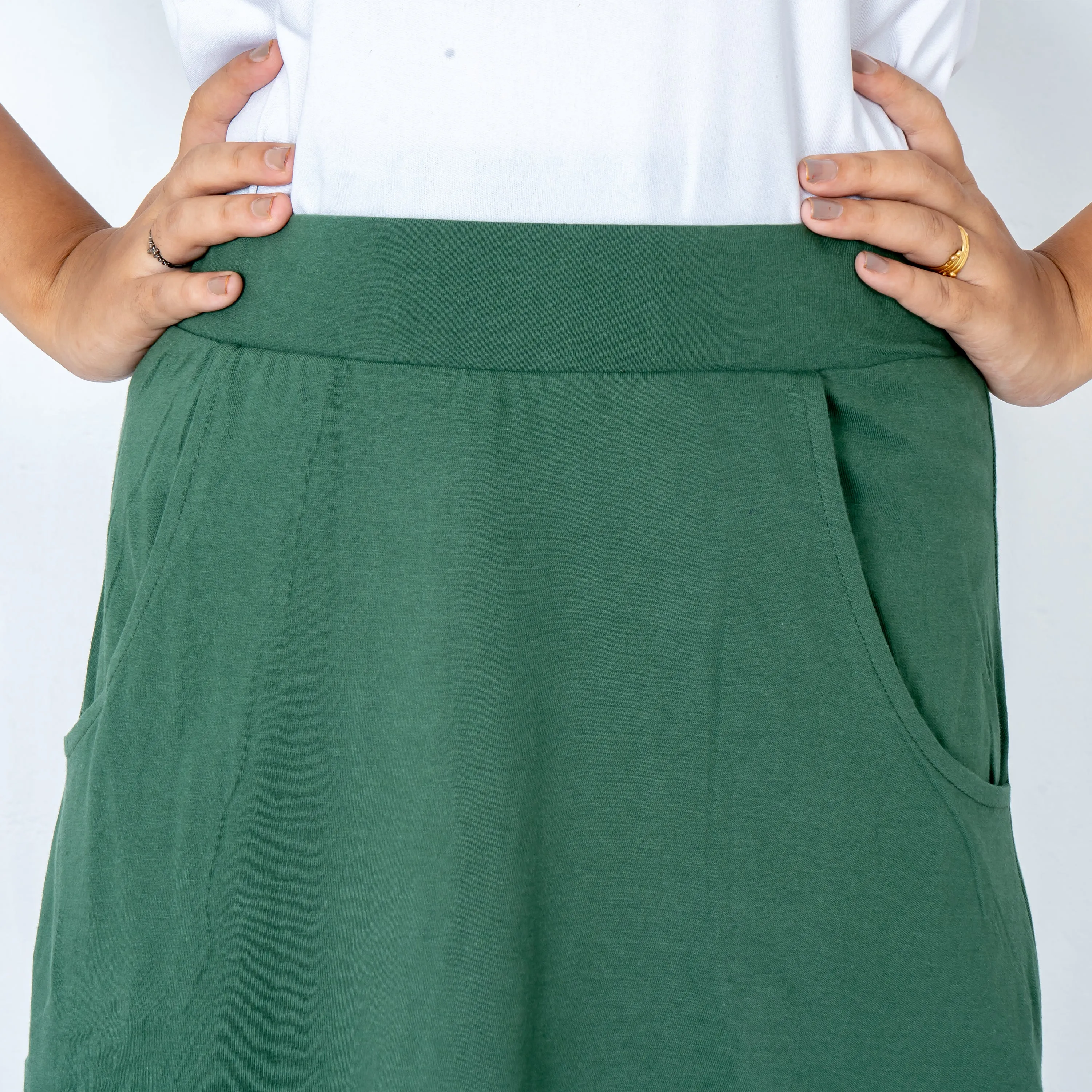 Green A-Line Skirt [FINAL SALE]