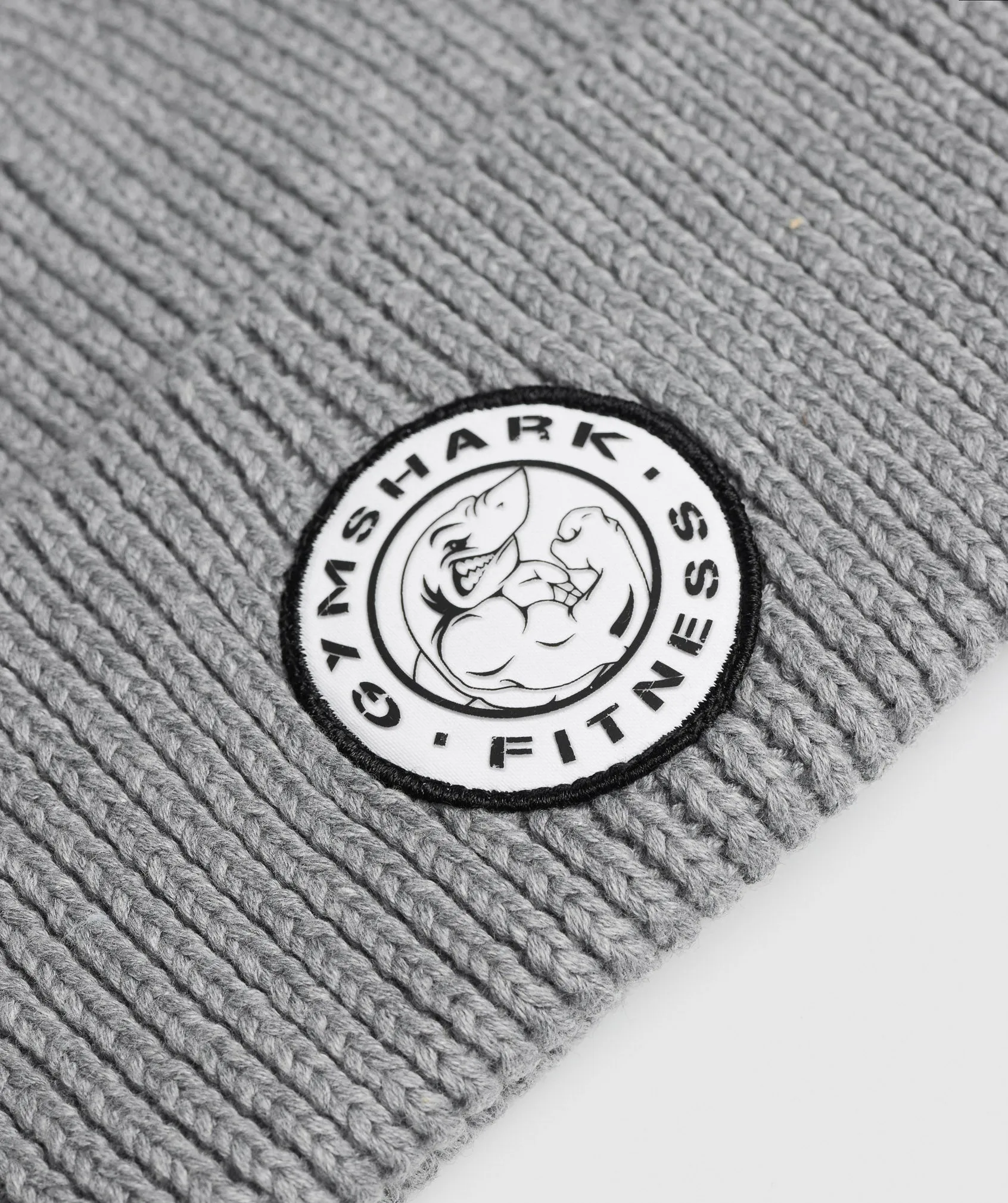 Gymshark Legacy Deep Cuff Beanie - Light Grey Core Marl