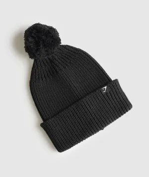 Gymshark Pom Beanie - Black