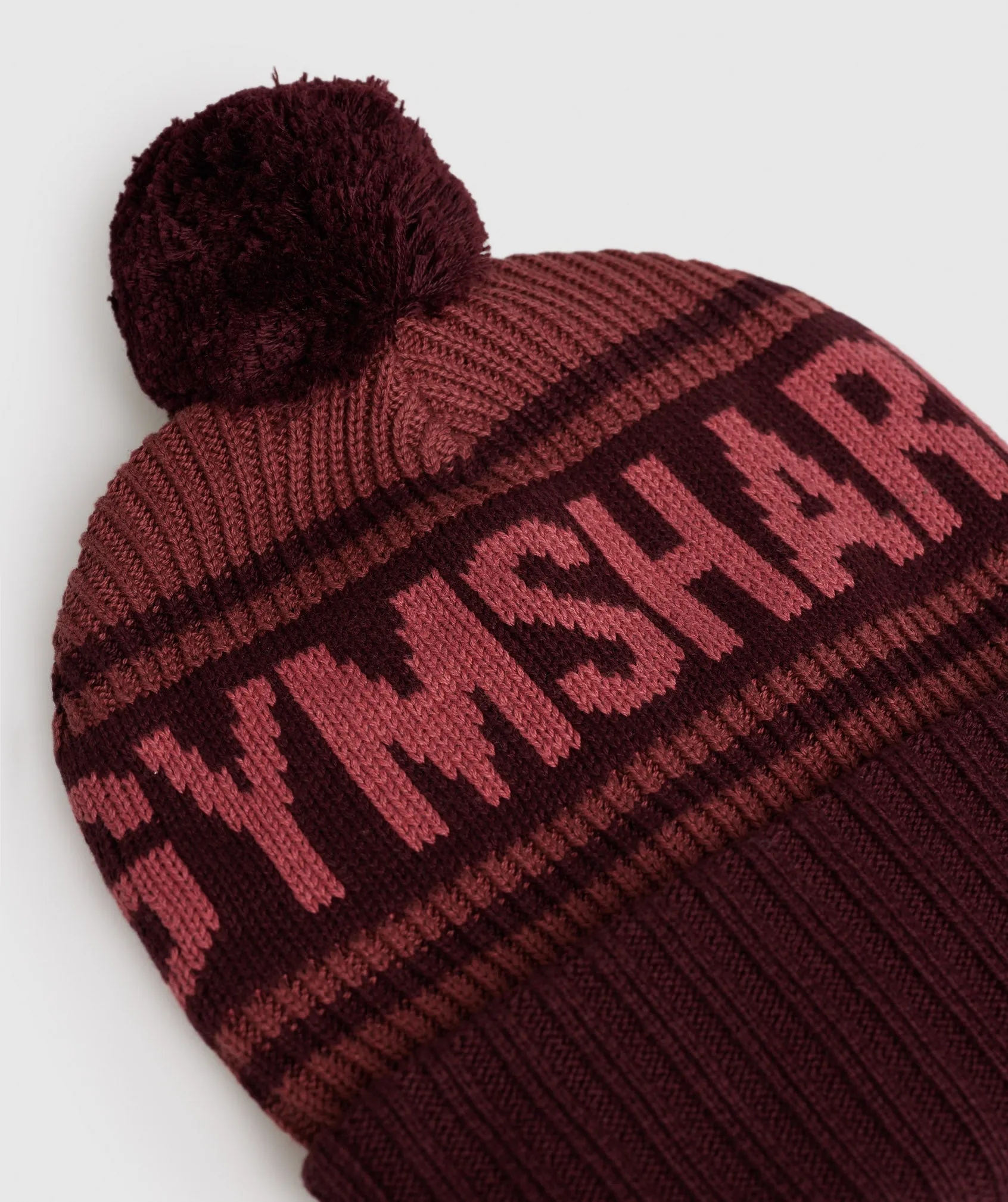 Gymshark Pom Beanie - Burgundy Brown