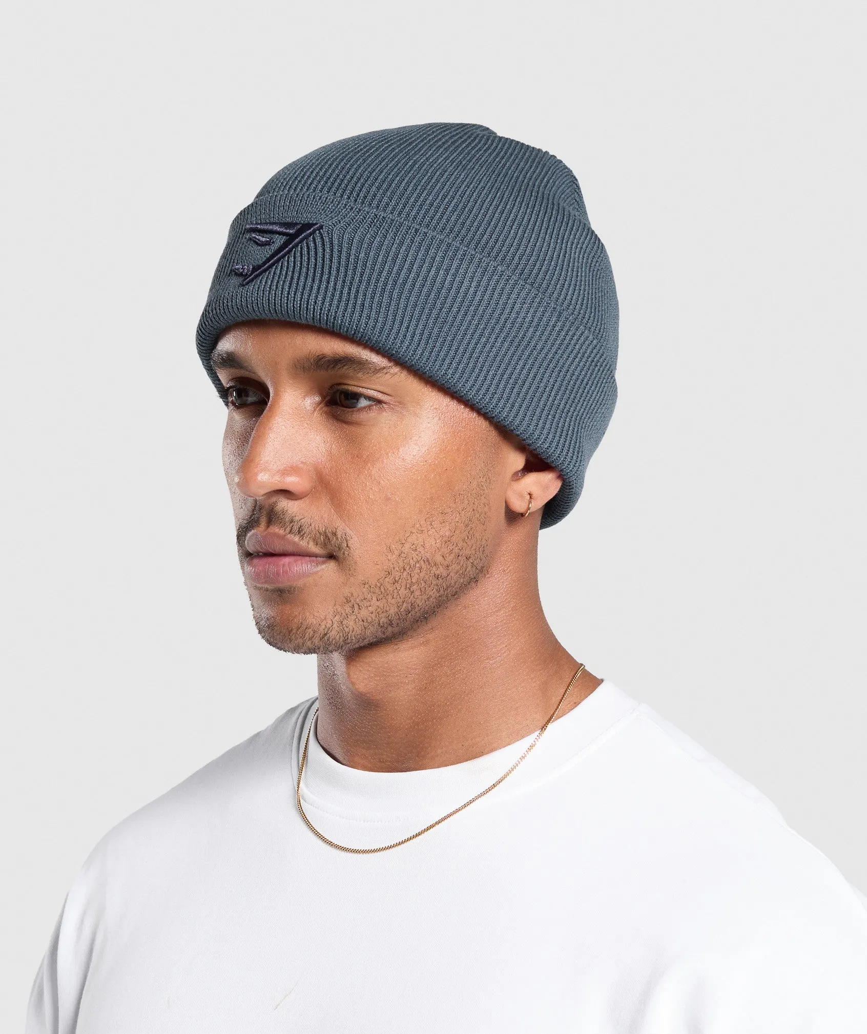 Gymshark Sharkhead Beanie - Cargo Blue