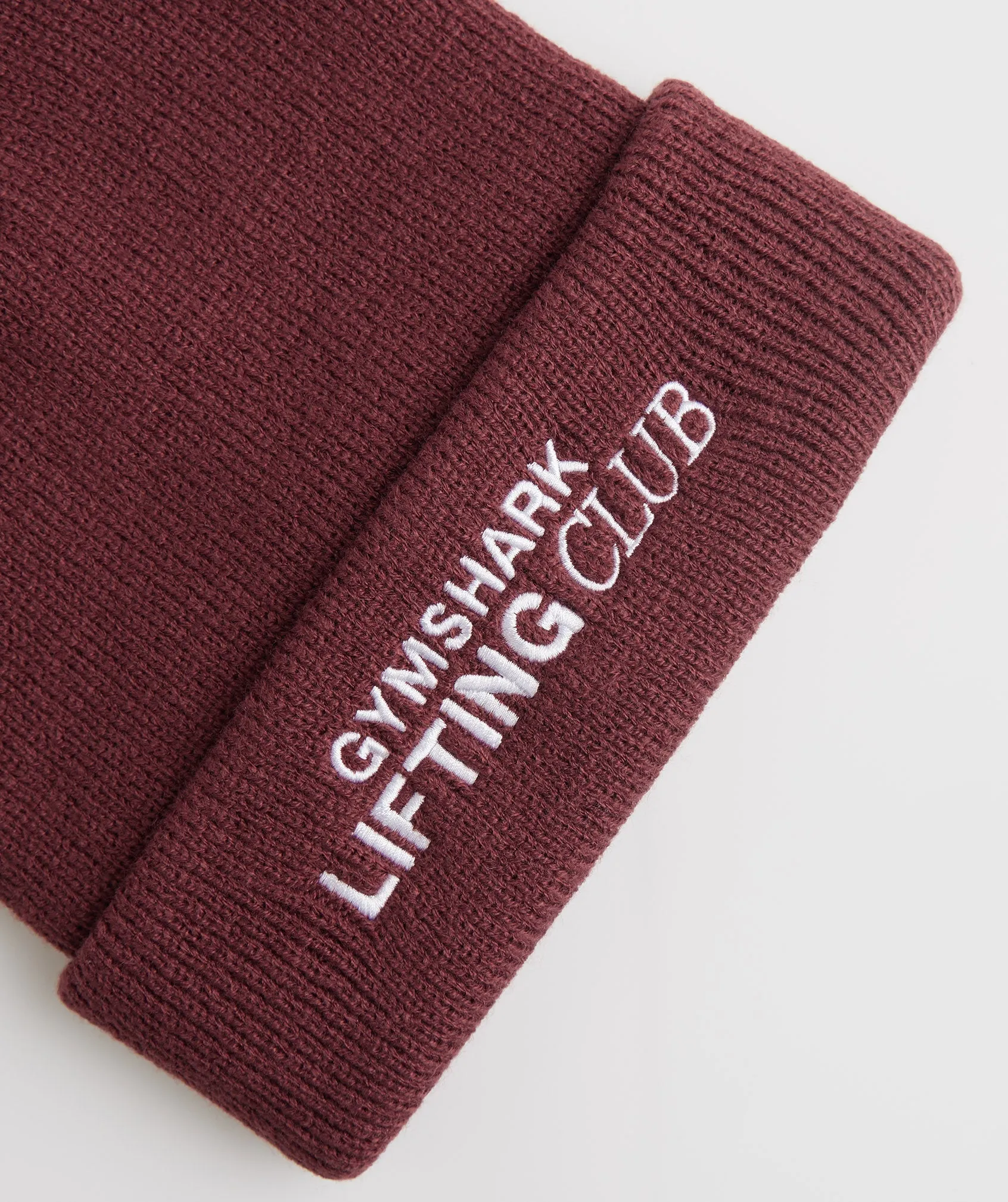 Gymshark Social Club Beanie - Cherry Brown